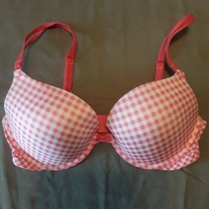 Victoria's Secret Bra Pink White Push-Up size 34D